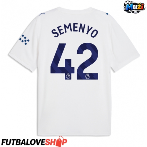 Dres Manchester City Antoine Semenyo #42 Tretina 2026-27 Krátky Rukáv